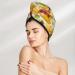 Bees Honeycomb Jars Honey & Super Absorbent Microfiber Hair Towels - Coral Velvet Quick Dry Wrap for Long Curly Thick Hair - Buy Online on GoSupps.com