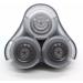 SH90 Replacement Rotary Heads for Philips Norelco 9000 Series | Upgraded Dual-Layer Blades & Metal Wheel Buckle - International Shipping Available - Buy Online on GoSupps.com
