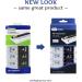 EZY DOSE Push Button 7-Day Pill Organizer Box - Black & White AM/PM with Lids - 1 Count (Pack of 1) - Buy Online on GoSupps.com