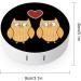 Cute Owls Contact Lens Case - Portable Travel Box with Mirror for Eyewear Love - Buy Online on GoSupps.com