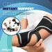 INFILAR Elbow Brace Support for Cubital Tunnel Syndrome Arm Elbow Splint for Elbow Discomfort Arm Elbow Ulnar Nerve Entrapment Fit Left & Right Arm Men & Women Black Medium - Buy Online on GoSupps.com