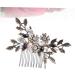 DOITOOL 1pc Pearl Headpiece Alloy Comb Hair Comb Empty Lipstick Tubes Ladies Nylon Socks Purse Organizer Comb for Bridal Pearl Comb Tiara Vintage Wedding Accessories Bride - Buy Online on GoSupps.com