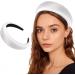 Satin Padded Headbands for Women Solid Plastic Thick Hair Hoop Girls Sponge Non-slip Hairbands Hair Accessories (White) Women's headband - Buy Online on GoSupps.com