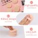 10 Pieces Powder Puffs for Face Powder 2.36 inch Makeup Puff for Powder Foundation Velour Powder Puff Pure Cotton Powder Applicator Cotton Cosmetic Powder Makeup Puffs Pads with Ribbon Yellow - Buy Online on GoSupps.com