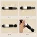 Refillable Powder Brush 2-in-1 Retractable Makeup Brush with Refillable Loose Powder Bottle Manual Press Automatic Makeup Brushes for Color Highlight Contour Blush Powder - Buy Online on GoSupps.com
