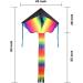 Homdipoo Rainbow Octopus Kite 2-Pack for Kids and Adults - Easy-to-Fly Kites with Handles and 300ft String - Outdoor Beach Kite in Multicolor (MUL+Blue) - Buy Online on GoSupps.com