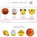 MATTISAM Cat Collar Bells - Pet Pendant for Collar Accessories - 4PCS Pumpkin & Animal Jingle Bell Set - Buy Online on GoSupps.com