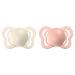 BIBS Couture Baby Pacifier 2-Pack | Made in Denmark | BPA Free | Silicone Size 1 (0-6 Months) Ivory / Blush - Buy Online on GoSupps.com