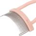 Mascara Comb Arc Shape Stainless Steel Teeth Pink Straight Handle Eyelash Brush Separator For Lady Makeup - Buy Online on GoSupps.com
