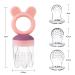 Baby Fruit Food Feeder Pacifier Teether Set with Silicone Bags and Teething Toys - Buy Online on GoSupps.com