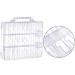 Foraineam Double Sided Clear Nail Polish Organizer Box - Holds 48 Bottles with Adjustable Dividers - Nail Tools Holder Case - 2 Pieces - Buy Online on GoSupps.com