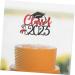 Warmhm 6pcs 2023 cake supplies party supplies top hat dessert decorations Insert card cupcake decors graduation cupcake topper 2023 props grad cake decorations paper cup - Buy Online on GoSupps.com