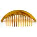 2pcs XL comb in havana 14cm long 7cm wide - Made in Germany -WeLoveBeads havana 14x7cm