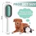 4-in-1 Self-Cleaning Cat Hair Brush - Universal Animal Knot Remover with Water Tank & Wet Wipes | 2 Pieces Pet Care Comb - Buy Online on GoSupps.com