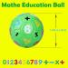 Football 15 cm with Pump - Indoor Sensory Ball for Kids (Aged 2-8) | 3 Pack Toddler Balls with Letters - Perfect for Girls & Boys - Buy Online on GoSupps.com