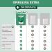 Certified Organic Fresh Spirulina Extra Powder 300g - Improved with Bioavailable Chlorophyll Added - Unflavoured - Clean Source - 3rd party tested - Measuring Spoon Inside - Made in Canada - Buy Online on GoSupps.com