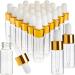 50 Pcs Mini Dropper Bottles Empty Glass Tincture Bottles with Golden Caps Perfume Sample Vials for Essential Oils&Body Oil&Liquids Traveling DIY Containers Included Pipette&Funnel (5ml) - Buy Online on GoSupps.com
