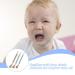 Zynery Silicone Pacifier Holder - 3 Pack for All Nipple & Bite Toys | Light Blue Green & Brown - Buy Online on GoSupps.com