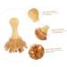Frcolor Wooden Sandalwood Massage Comb | Scalp Massager & Head Scratch Tool for Relaxation - Buy Online on GoSupps.com