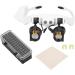 Portable LED Magnifier Head Multifunctional Head Mount LED 21 Combination Magnifier with Replaceable Lens for Inspection Magnifier Full of Stars - Buy Online on GoSupps.com