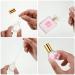 12 Clear 8 ml Roller Bottles with Plastic Dropper - DIY Essential Oil Glass Containers for Aromatherapy (Golden) - Buy Online on GoSupps.com
