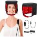 Light therapy hat 215 LEDs 660 Nm and 850 Nm LED therapy device hair loss treatment for thinner hair for hair loss promotes the quick re-growing of the hair care cap