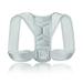 Back Adjustable Neck Brace Training Equipment Home Office Man Woman Posture Shoulder Support Correction Belt Grey Medium