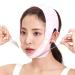 ChGrow Double Chin Reducer  Reusable chin strap Double Chin Strap  Face Slimming Strap V Line Lifting  Double Chin Reducer Chin Pink 26x3.3x0.04 Inch