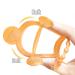 HEORSHE Baby Teething Toy - Silicone Adjustable Wristband Chew Toy for Babies 0-12 Months - Brown - Buy Online on GoSupps.com