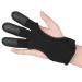 KRATARC Adult Archery Gloves Finger Protector Shooting Hunting Arrow Bow Archery Protective Gear Accessories Black X-Large