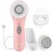 Spa Sciences NOVA - Patented Sonic Facial Cleansing Brush & Exfoliating System (Not a Spin Brush) - All Skin Types - 3 Speeds - Waterproof - USB Rechargeable w/Charging Base