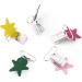 Pilipane Metal Pacifier Clips - 10 Durable Pentagram Clips for Children's Trousers & Belts | Mixed Color Fasteners for Tinkering - Buy Online on GoSupps.com