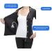 USBD Post Mastectomy Surgery Recovery Shirt - Lapel Collar Camisole with Drain Pockets (Large, Black) - Buy Online on GoSupps.com