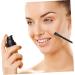 MUSISALY 12pcs Angled Eyebrow Brush Flat Concealer Brush Concealer Brush Blender Brush 15.5x1.2x0.6cm Black - Buy Online on GoSupps.com