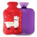 Maies hot bottles/classic hot water bottle heat bottle 2 liters of PVC water bags with knitting cover of long-lived warm-up bags reusably portable student dormitory water cliff