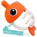 Mombella Clownfish Tey Clownfisch Baby Beißring Toys for Babies 0 3 6 12 months with clip soft silicone toddler toys 9 months old soothing fun gift for newborns