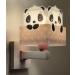 Dalber Children's Wall Lamp - Panda Pink Cloud Design | E27 Light for Kids' Rooms - Buy Online on GoSupps.com