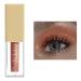 Glitter Liquid Eyeshadow Highly Pigmented Liquid Shimmer Eyeshadow Eye Glitter Makeup Dry Fast Long Lasting Eye Makeup Eye Look Coral Orange