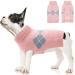 Dog sweater vest knitted winter sweater pet soft knitted wool winter sweater winter dog coat jacket vest warm pet sweater sweaters for pet cat dog pink xl xl pink