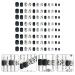Frcolor Black & White Cow Matt Fake Nails Acrylic Press-On Nail Art Tips | Nightclub-Ready Square Nails for Women - Buy Online on GoSupps.com