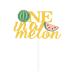 Personalised Cake Toppers Cake Decorations Watermelon Design Party Dessert Decorations Supplies Cute Cake Decoration"One in A Melon" Letter Cake Toppers 1pc Cake Topper