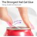 Gel Nail Glue 6 in 1 - Gelike ec UV Nails Glue Base Coat Strong Adhesive for Nail Tips False Nails Acrylic Tips Press on Nails Gel Nail Polish 1.0-Clear 8ml - Buy Online on GoSupps.com