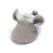 LACOFIA Baby Boys Girls Anti-Slip Soft Sole Winter Warm Booties 6-12 Months Gray