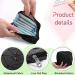 2 Pack Waterproof Tampon Storage Bags - Mini Zipper Bags for Women | Tampon Binding Storage in Green & Black - Buy Online on GoSupps.com