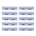 Professional Eyebrow Measurement Position Ruler Guide Device Achieve Balanced Brow Shape Makeup Measure Stencil 10 Pack Multi-color