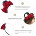 FRCOLOR Horn Flower Headband Headpiece Rose Flower Hair Hoop Headband Mexican Floral Headband Black Halloween Headband for Women Girls(Red) - Buy Online on GoSupps.com