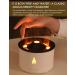 SEAAN Volcano Humidifier: Jellyfish Mist Flame Diffuser - 360ml for Bedroom, Home & Office | Pulsating & Continuous Modes - Buy Online on GoSupps.com