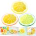 Alipis 6pcs Artificial Lime Simulation Fruits Simulated Fruit Model Faux Lemon Slices Lemon Slices for Soap Lifelike Lemon Props Lemon Slices Artificial Ornament Filling Orange Slices Pvc - Buy Online on GoSupps.com