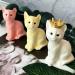 2Pcs Mini 3D Kitten Candle Molds - Silicone Chocolate Candy Fondant Mold for Cake Decorating - Resin Epoxy Casting Clay Mould - Buy Online on GoSupps.com