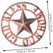 Cabilock Retro Wrought Iron Disc Wall Art Adornment Home Decoration God Bless Our Home Wall Decor Brown - Buy Online on GoSupps.com